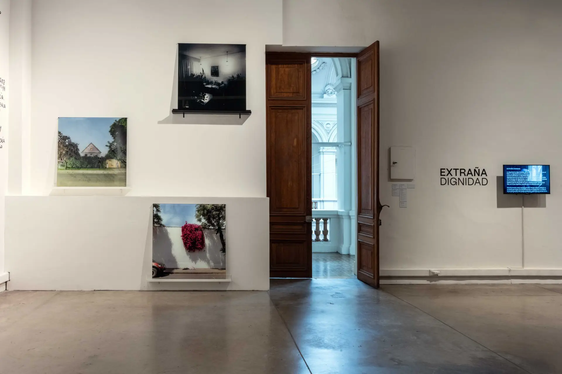 registro exposición Extraña Dignidad artista Pamela Ipinza